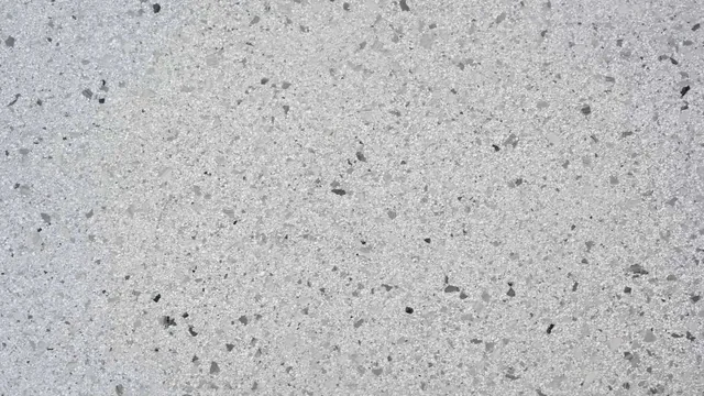 White Stone flake epoxy floor color